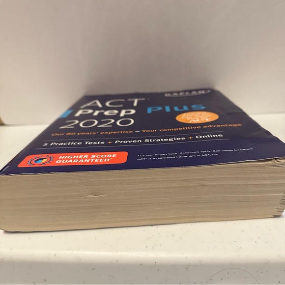 ACT Prep Plus 2020 edition, Kaplan, paperback book - Picture 5 of 11